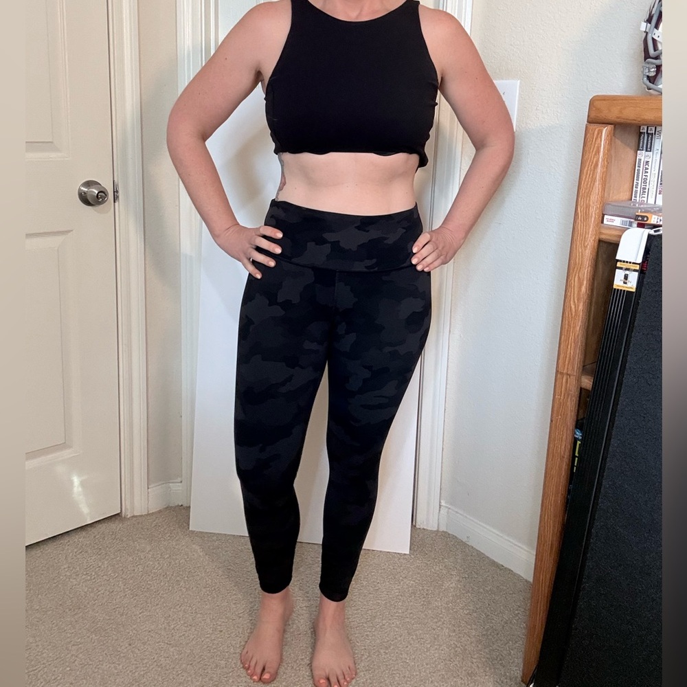 Black Camouflage legging